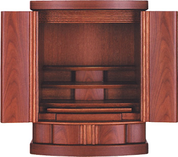 パープル製家具調上置仏壇